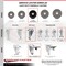 Service Caster 4 Inch Phenolic Swivel 10mm Threaded Stem Caster Set with Total Lock Brake SCC-TSTTL20S414-PHR-M1015-4 - alternate 5